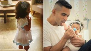 Neha Dhupia and Angad Bedi have shared adorable pictures and video of their daughter Mehr. Neha Dhupia and Angad Bedi have shared adorable pictures and video of their daughter Mehr.