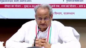 “My heartfelt condolences at the passing away of senior leader from Rajasthan and former union minister, shri Jaswant Singhji,” Gehlot tweeted.(ANI photo) “My heartfelt condolences at the passing away of senior leader from Rajasthan and former union minister, shri Jaswant Singhji,” Gehlot tweeted.(ANI photo)