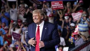 President Donald Trump dismissed the NYT report on his alleged tax evasion as ‘fake news’(AP file) President Donald Trump dismissed the NYT report on his alleged tax evasion as ‘fake news’(AP file)