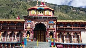 File photo: A view of Badrinath temple.(ANI) File photo: A view of Badrinath temple.(ANI)