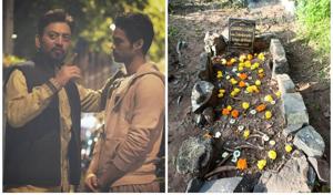 Babil Khan reassured fans that waste and plastic were always cleaned from Irrfan Khan’s grave site. Babil Khan reassured fans that waste and plastic were always cleaned from Irrfan Khan’s grave site.