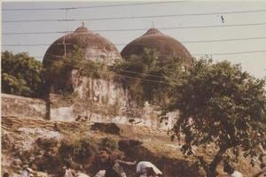 A view of the Babri Masjid, which was demolished on December 6, 1992.(HT FILE PHOTO) A view of the Babri Masjid, which was demolished on December 6, 1992.(HT FILE PHOTO)