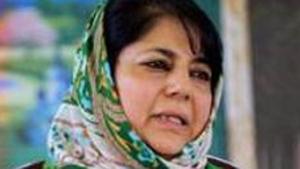 File photo of Peoples Deomocratic Party (PDP) president Mehbooba Mufti.(PTI) File photo of Peoples Deomocratic Party (PDP) president Mehbooba Mufti.(PTI)
