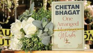 As any good mystery lover, he, too, turned to Agatha Christie and Sir Arthur Conan Doyle for inspiration.(Instagram @chetanbhagat) As any good mystery lover, he, too, turned to Agatha Christie and Sir Arthur Conan Doyle for inspiration.(Instagram @chetanbhagat)
