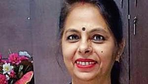 Neelam Mittar, principal, Bhartiya Vidya Mandir School, Kitchlu Nagar, Ludhiana.(HT) Neelam Mittar, principal, Bhartiya Vidya Mandir School, Kitchlu Nagar, Ludhiana.(HT)