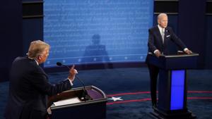 Joe Biden said that Trump and Barrett want to strike down the Affordable Care Act, costing 20 million people their health insurance.(AP) Joe Biden said that Trump and Barrett want to strike down the Affordable Care Act, costing 20 million people their health insurance.(AP)