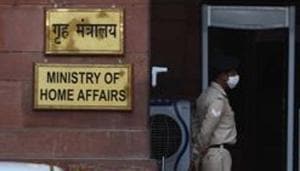 Security personnel stand guard during a meeting chaired by Union Home Minister Amit Shah over the coronavirus situation in Delhi, at Ministry of Home Affairs, in New Delhi, India, on Sunday, June 21, 2020.(Biplov Bhuyan/HT Photo) Security personnel stand guard during a meeting chaired by Union Home Minister Amit Shah over the coronavirus situation in Delhi, at Ministry of Home Affairs, in New Delhi, India, on Sunday, June 21, 2020.(Biplov Bhuyan/HT Photo)