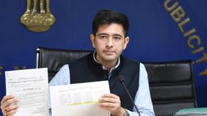 Delhi Jal Board vice-chairman Raghav Chadha.(Arvind Yadav/HT Photo) Delhi Jal Board vice-chairman Raghav Chadha.(Arvind Yadav/HT Photo)