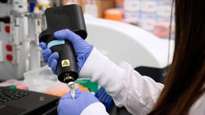The researchers decided to make the 3CLpro enzyme that they knew was the key for viral replication because a biosafety level (BSL)-3 laboratory—a requirement for any institute wanting to work on the Sars-CoV-2 virus—was not available.(Representational Photo/REUTERS File) The researchers decided to make the 3CLpro enzyme that they knew was the key for viral replication because a biosafety level (BSL)-3 laboratory—a requirement for any institute wanting to work on the Sars-CoV-2 virus—was not available.(Representational Photo/REUTERS File)