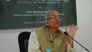 An environment ministry panel led by ecologist Madhav Gadgil in 2011 recommended that 129,037 sq km in the Western Ghats be notified as eco-sensitive and protected. But another panel reduced the proposed area further.(HT file) An environment ministry panel led by ecologist Madhav Gadgil in 2011 recommended that 129,037 sq km in the Western Ghats be notified as eco-sensitive and protected. But another panel reduced the proposed area further.(HT file)