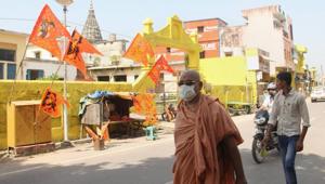 Residents walk past Hanuman Garhi temple, after a special CBI delivered its verdict in the 1992 Babri mosque demolition accused case, in Ayodhya, Wednesday, Sept. 30, 2020.(PTI photo) Residents walk past Hanuman Garhi temple, after a special CBI delivered its verdict in the 1992 Babri mosque demolition accused case, in Ayodhya, Wednesday, Sept. 30, 2020.(PTI photo)