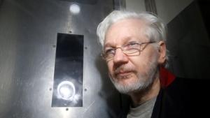 Assange lived in the embassy for seven years from 2012 after seeking refuge there while fearing his potential extradition to the US He was evicted in April 2019 and has been in a London prison since.(Reuters file photo) Assange lived in the embassy for seven years from 2012 after seeking refuge there while fearing his potential extradition to the US He was evicted in April 2019 and has been in a London prison since.(Reuters file photo)