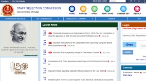 SSC CGL Tier 3 results 2020.(Screengrab) SSC CGL Tier 3 results 2020.(Screengrab)