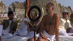 A still from Richard Attenborough’s film, Gandhi (1982). A still from Richard Attenborough’s film, Gandhi (1982).