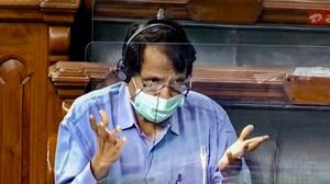 BJP MP Suresh Prabhu(PTI photo) BJP MP Suresh Prabhu(PTI photo)