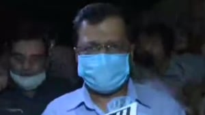 Delhi CM Arvind Kejriwal at Jantar Mantar protest(ANI twitter) Delhi CM Arvind Kejriwal at Jantar Mantar protest(ANI twitter)