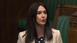A video grab from footage shows Scottish National Party MP Margaret Ferrier speaking in the House of Commons on September 28.(AFP) A video grab from footage shows Scottish National Party MP Margaret Ferrier speaking in the House of Commons on September 28.(AFP)