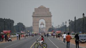 Several civil society groups and individuals have called for a protest at the India Gate on Friday to demand justice for the Hathras victim.(Biplov Bhuyan/HT PHOTO) Several civil society groups and individuals have called for a protest at the India Gate on Friday to demand justice for the Hathras victim.(Biplov Bhuyan/HT PHOTO)