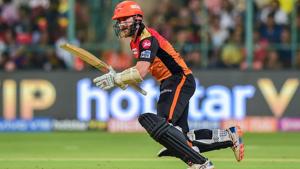 SRH batsman Kane Williamson.(PTI) SRH batsman Kane Williamson.(PTI)