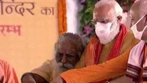 File photo: Prime Minister Narendra Modi unveiling the plaque of Ram Temple in Ayodhya.(ANI) File photo: Prime Minister Narendra Modi unveiling the plaque of Ram Temple in Ayodhya.(ANI)
