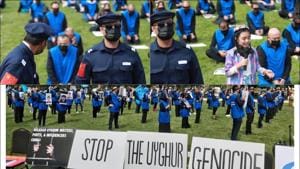 Rally held in US to raise awareness about Uyghur Muslim genocide in China(Twitter/Uyghur_American)