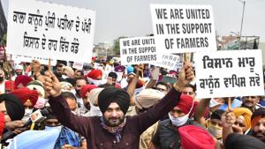Amritsar East constituency Navjot Singh Sidhu during a protest march against the new farm laws in Amritsar on September 23.(HT File) Amritsar East constituency Navjot Singh Sidhu during a protest march against the new farm laws in Amritsar on September 23.(HT File)