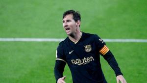Soccer Football - La Liga Santander - Celta Vigo v FC Barcelona - Estadio de Balaidos, Vigo, Spain - October 1, 2020. Barcelona’s Lionel Messi reacts. REUTERS/Miguel Vidal(REUTERS) Soccer Football - La Liga Santander - Celta Vigo v FC Barcelona - Estadio de Balaidos, Vigo, Spain - October 1, 2020. Barcelona’s Lionel Messi reacts. REUTERS/Miguel Vidal(REUTERS)