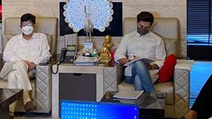Lok Jan Shakti Party’s Central Parliamentary Board met on Sunday under the leadership of party chief Chirag Paswan.(ANI PHOTO.) Lok Jan Shakti Party’s Central Parliamentary Board met on Sunday under the leadership of party chief Chirag Paswan.(ANI PHOTO.)