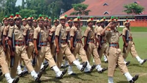 The former IPS officer and his son are suspected to have fled to Nepal by road after the jobs-for-cash scam came to light last month.(Assam Police) The former IPS officer and his son are suspected to have fled to Nepal by road after the jobs-for-cash scam came to light last month.(Assam Police)