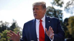 Donald Trump is “not yet out of the woods” from the coronavirus, his physician said(REUTERS) Donald Trump is “not yet out of the woods” from the coronavirus, his physician said(REUTERS)