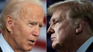 Democratic presidential candidate Joe Biden(left) has been consistently ahead of US President Donald Trump in opinion polls.(AFP) Democratic presidential candidate Joe Biden(left) has been consistently ahead of US President Donald Trump in opinion polls.(AFP)