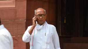 Congress MP Digvijay Singh.(PTI File) Congress MP Digvijay Singh.(PTI File)