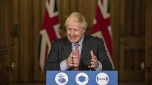 Boris Johnson said on Sunday he expected the next few months of the Covid-19 pandemic to be bumpy(AP) Boris Johnson said on Sunday he expected the next few months of the Covid-19 pandemic to be bumpy(AP)