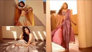 Athiya Shetty gives ethnic wear a sexy spin as she plays the millennial bride(Instagram/athiyashetty) Athiya Shetty gives ethnic wear a sexy spin as she plays the millennial bride(Instagram/athiyashetty)