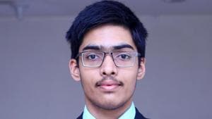 Pune resident, 18-year-old Chirag Falor, has topped the Joint Entrance Examination Advanced (JEE-Adv) this year by scoring 352 out of 396.(Handout) Pune resident, 18-year-old Chirag Falor, has topped the Joint Entrance Examination Advanced (JEE-Adv) this year by scoring 352 out of 396.(Handout)