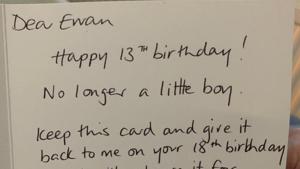 “Annoyingly my nephew is 18 next month,” the Twitter user wrote while sharing the letter.(Twitter/@MartinLondonTHT) “Annoyingly my nephew is 18 next month,” the Twitter user wrote while sharing the letter.(Twitter/@MartinLondonTHT)