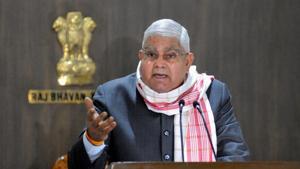 West Bengal Governor Jagdeep Dhankhar.(PTI File) West Bengal Governor Jagdeep Dhankhar.(PTI File)