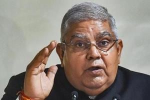 West Bengal governor Jagdeep Dhankhar during an interaction with media personnel in Kolkata.(PTI FILE) West Bengal governor Jagdeep Dhankhar during an interaction with media personnel in Kolkata.(PTI FILE)