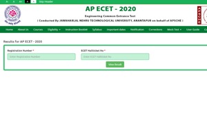 AP ECET results 2020.(Screengrab) AP ECET results 2020.(Screengrab)