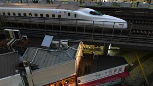 East Japan Railway Co. and West Japan Railway Co., two of the largest by ticket sales, are forecasting their deepest losses since the country’s rail network was privatized in 1987(Bloomberg file photo. Representative image) East Japan Railway Co. and West Japan Railway Co., two of the largest by ticket sales, are forecasting their deepest losses since the country’s rail network was privatized in 1987(Bloomberg file photo. Representative image)