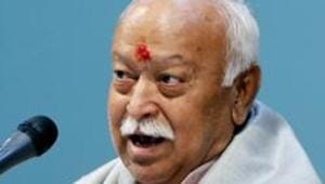 Mohan Bhagwat said there is a need to create an agriculture that nourishes the whole world.(ANI Photo) Mohan Bhagwat said there is a need to create an agriculture that nourishes the whole world.(ANI Photo)