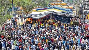 Shaheen Bagh was the epicentre of protests against the Citizenship (Amendment) Act in Delhi. The protest started on December 15, 2019 and continued for more than months.(Burhaan Kinu/HT archive) Shaheen Bagh was the epicentre of protests against the Citizenship (Amendment) Act in Delhi. The protest started on December 15, 2019 and continued for more than months.(Burhaan Kinu/HT archive)