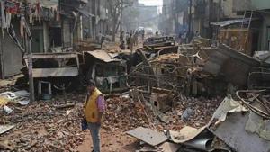 Police have cited messages that the nine arrested people had shared on a WhatsApp group -- “Kattar Hindu Ekta”-- that was created during the riots to attack members of the other community.(AP file photo) Police have cited messages that the nine arrested people had shared on a WhatsApp group -- “Kattar Hindu Ekta”-- that was created during the riots to attack members of the other community.(AP file photo)