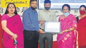 Members of Rotary Club Gurgaon, Pravahini, held the Charter Presentation ceremony with enthusiasm.(HT) Members of Rotary Club Gurgaon, Pravahini, held the Charter Presentation ceremony with enthusiasm.(HT)