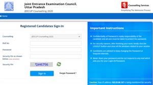 JEECUP first round seat allotment result 2020.(Screengrab) JEECUP first round seat allotment result 2020.(Screengrab)