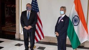 This will also be the second meeting between Jaishankar and Pompeo in the space of about 20 days, as they met in Tokyo on October 6. (Photo@SecPompeo) This will also be the second meeting between Jaishankar and Pompeo in the space of about 20 days, as they met in Tokyo on October 6. (Photo@SecPompeo)