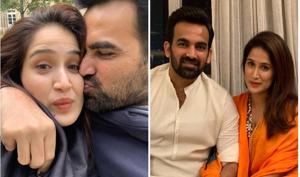 Sagarika Ghatge wished husbandd Zaheer Khan on his birthday. Sagarika Ghatge wished husbandd Zaheer Khan on his birthday.