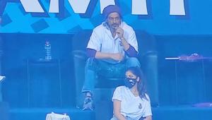 Shah Rukh Khan and Suhana Khan at the IPL match between KKR and CSK. Shah Rukh Khan and Suhana Khan at the IPL match between KKR and CSK.