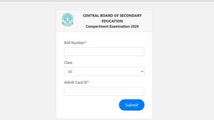 CBSE 12th Compartment Result 2020.(Screengrab) CBSE 12th Compartment Result 2020.(Screengrab)