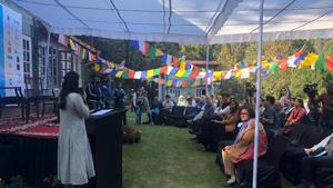 This year will be the 5th edition of the festival mentored by Namita Gokhale, advised by Kapil Dhawan and Saif Mahmood and directed by Janhavi Prasada. (HT File photo) This year will be the 5th edition of the festival mentored by Namita Gokhale, advised by Kapil Dhawan and Saif Mahmood and directed by Janhavi Prasada. (HT File photo)
